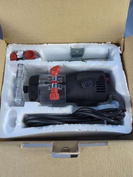 Drill Master Heat Gun, Trim Router, and Router Bit Starter Kit