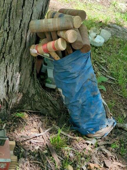 Toy Trucks, Tractors, and Croquet Set