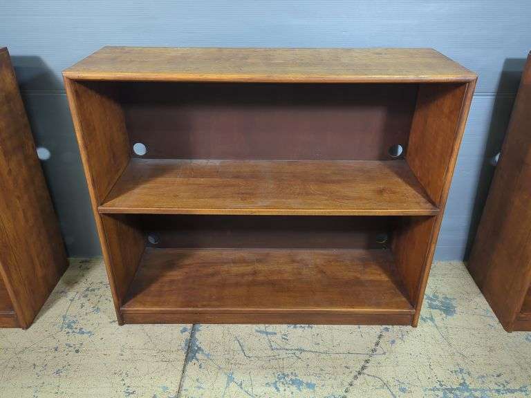 Wooden Bookcase with Two Shelves