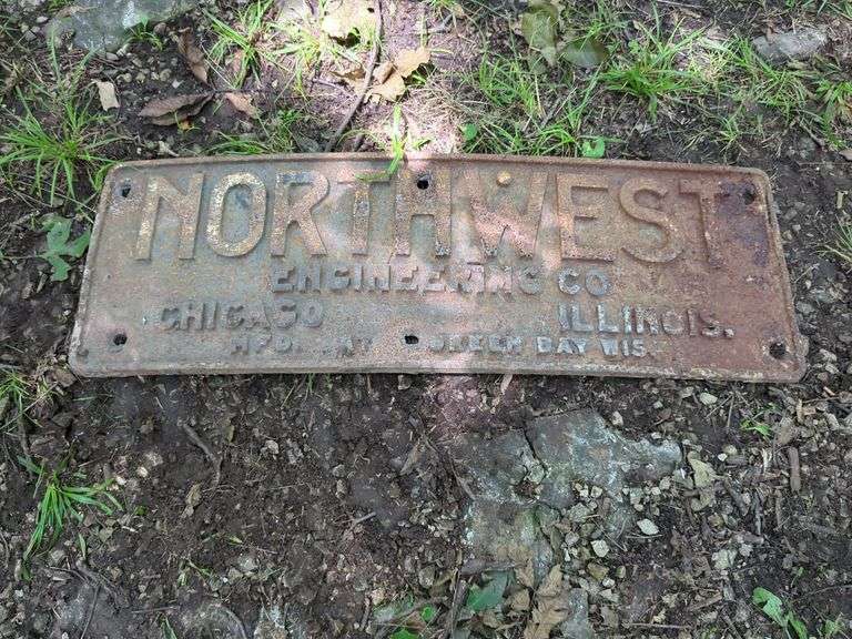 Northwest Engineering Co. Metal Plaquard