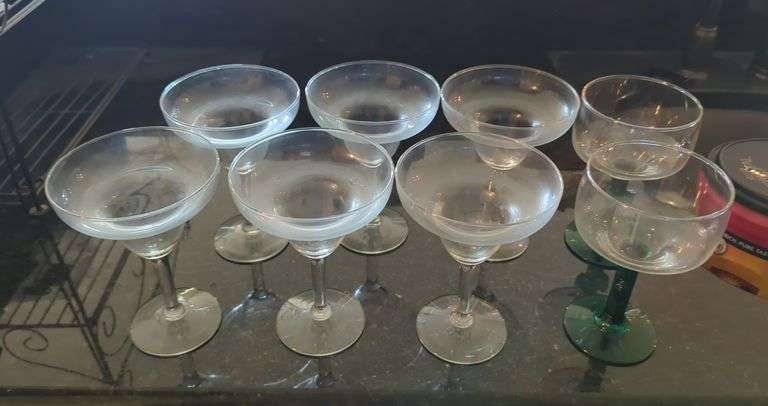Margarita Glasses, Qty 8, Various Styles