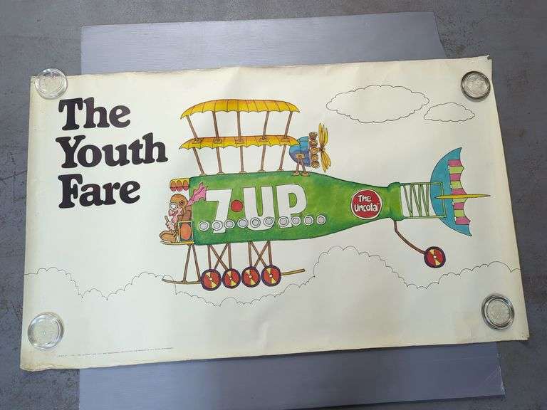 7-Up "The Youth Fare" Advertising Poster