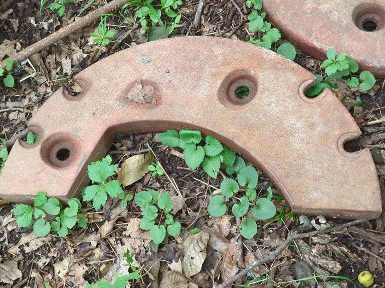 Cast Iron Wheel Weights, Qty 2