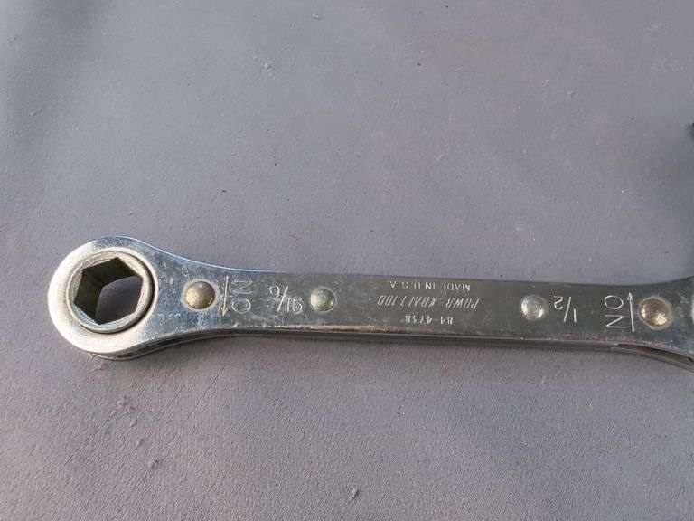 Powr-Kraft 100 Reversible Ratchet Wrenches - Set of 3