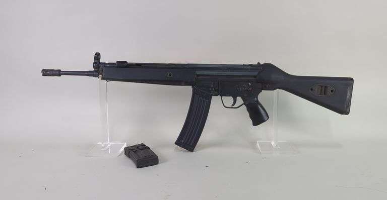 Heckler & Koch/ SACO HK 93 .223 Cal Rifle SN# A121135, 2 Total Mags, Eagle Nitro And Ulm Antler Proof image