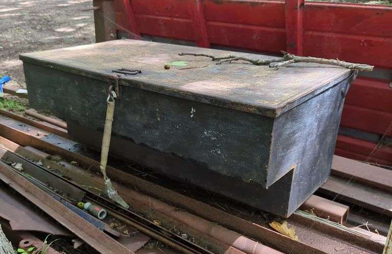 Steel Truck Tool Box Including Tools