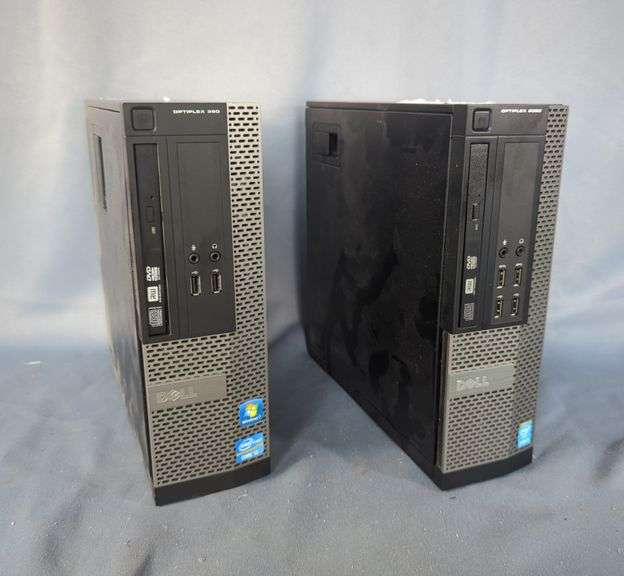 Dell Optiplex 390 and 9020 Desktop Computers (Lot of 2)