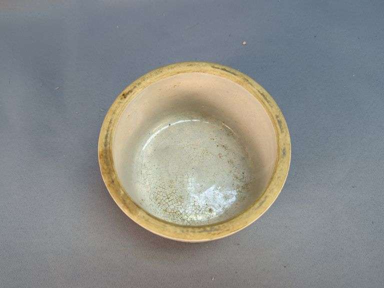 Sanitary Dairy Co.'s Creamed Cottage Cheese Stoneware Crock