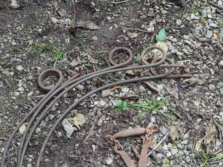 Metal Farm Implements and Tools