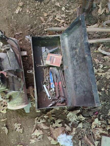 Air Compressor and Toolbox with Tools