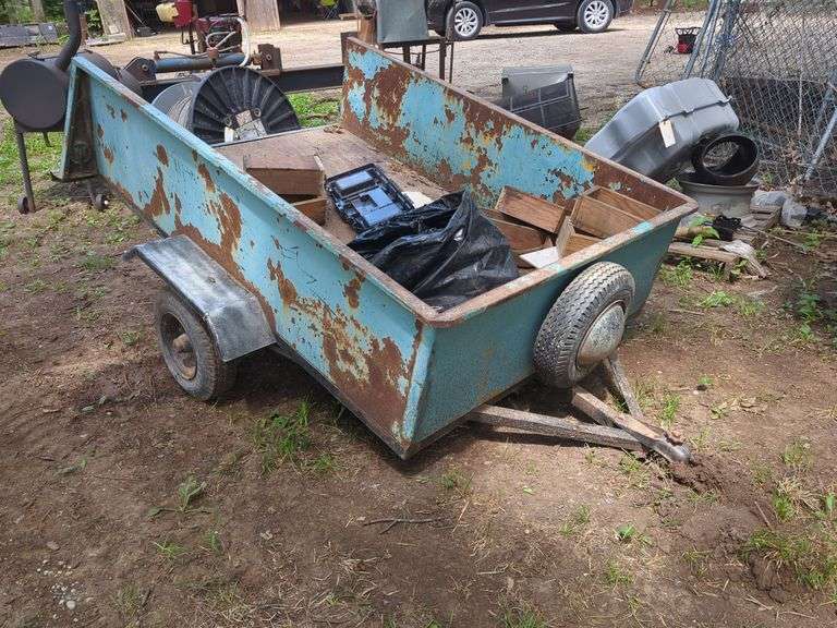 Two Wheel Utility Trailer with Ball Hitch