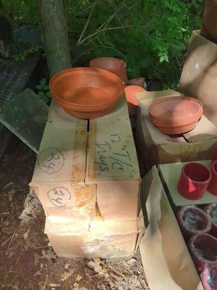 Terra Cotta and Plastic Plant Pots
