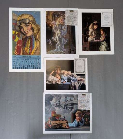 Bob Byerley Art Prints, Qty. 5, Includes 'A Study In White', 'The General, 'In The Grand Tradition', And More image