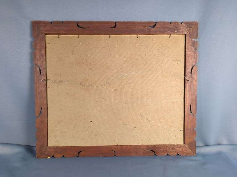 Deric Luwguy "Early Mountain River" Framed Lithograph