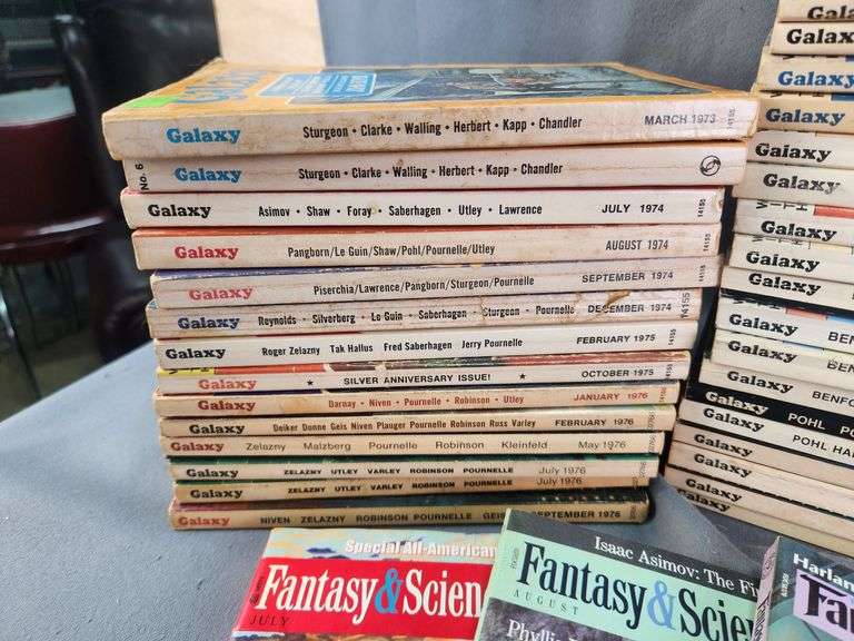 Galaxy Science Fiction Digests And Science Fiction Paperback Collection