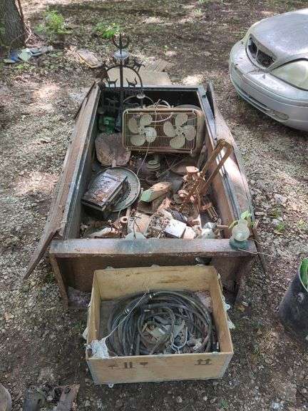 Metal Box Fan, Hoist, Lighting Fixtures, Contents Of Locker And BinLocker and Bin image