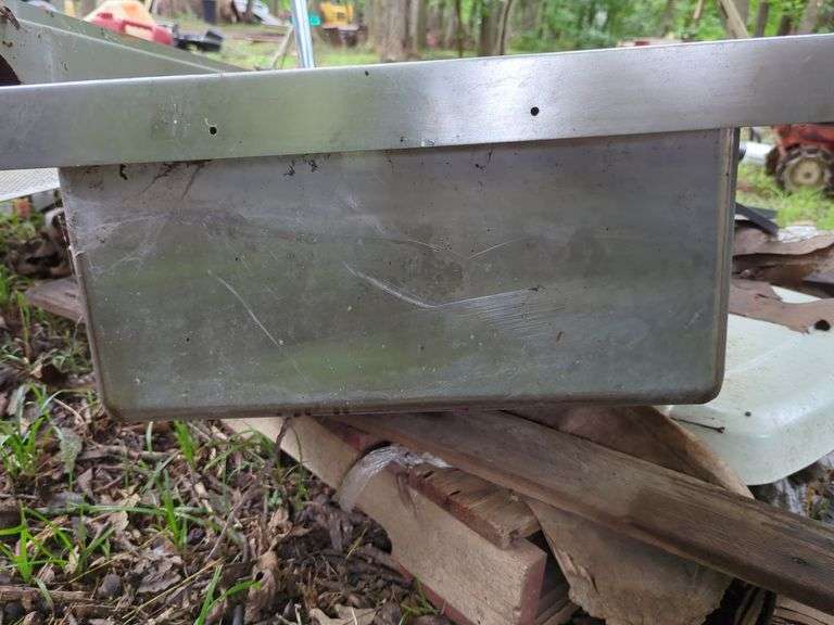 Metal Assortment Including Sink, Grate, and More