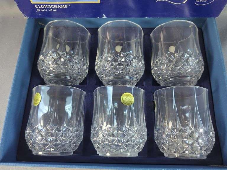 Cristal D'Arques Longchamp Crystal Tumbler Glasses - Set of 6