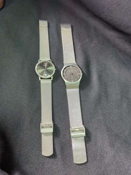 Skagen Mens Steel and Titanium Wristwatches
