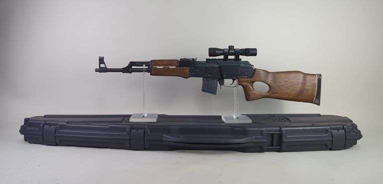 Norinco/ CAI MAK-90 Sporter 7.62x39 Cal Rifle SN# 94105832, Simmons Model 762 4x28 Scope, In Hard Case image