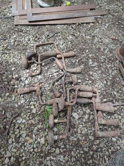 Hand Crank Drills, Qty 8