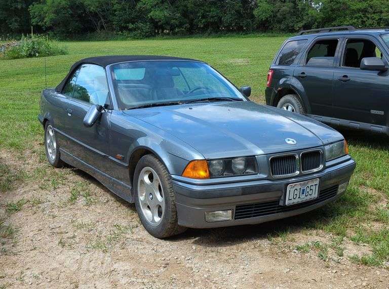 1996  BMW  328iC 1996 BMW 328i Convertible Car, VIN WBABK8320TET94683, Mileage Showing On Odometer 83116, Missouri Title, See Details For Video, THURSDAY Pick Up
