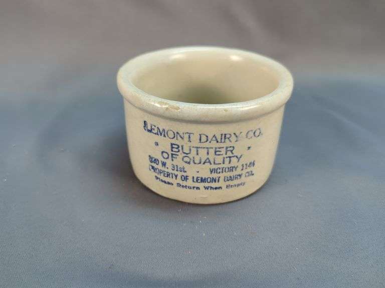 Lemont Dairy Co. Butter Crock
