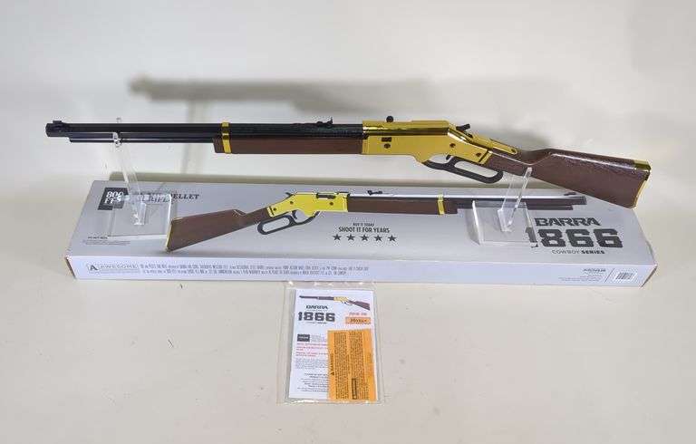 Barra 1866 Cowboy Series .177 Pellet/BB Lever Action Air Rifle SN# 0520220209143689E, 800 FPS, Paperwork, In Box image