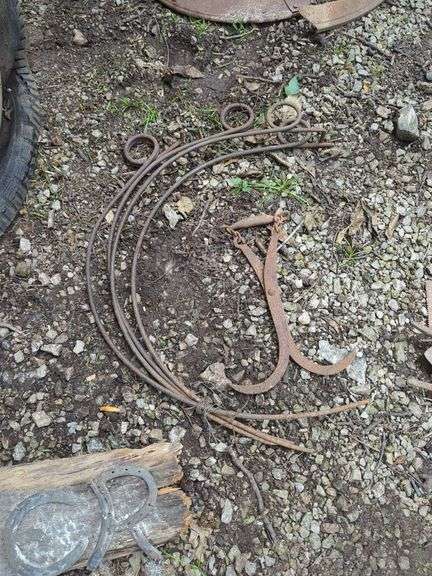 Metal Farm Implements and Tools