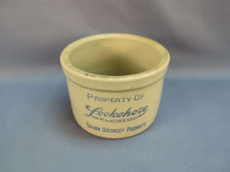 Lockshore Farms Golden Guernsey Products Stoneware Crock