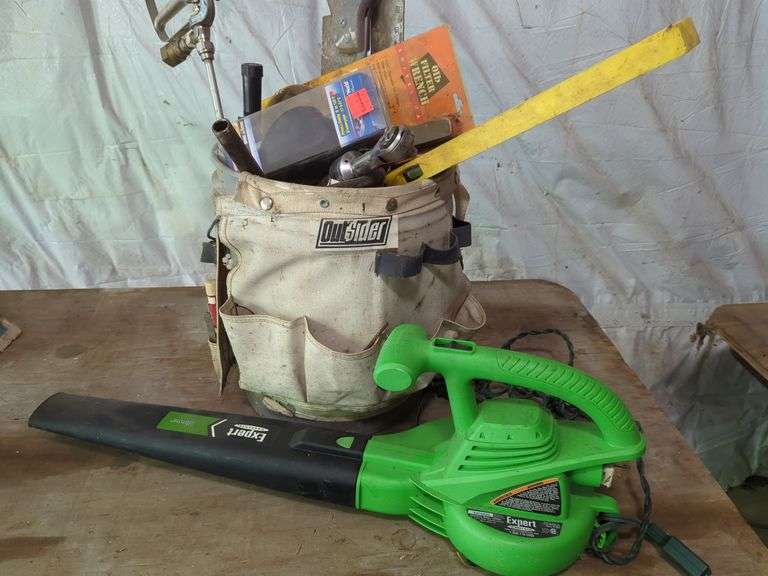 Expert Gardener Electric Blower, Hand Tools & Tool Bucket