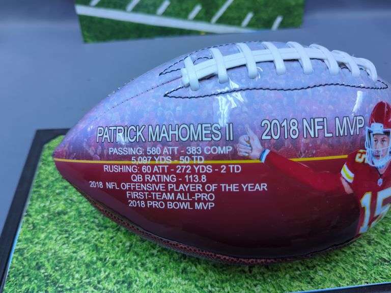 Patrick Mahomes II 2018 NFL MVP Football