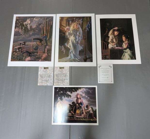 Bob Byerley Art Prints, Qty. 4 'In The Grand Tradition', 'A Study In White', 'Heroes And Villains', And More image