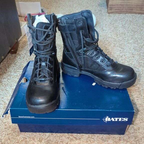 Bates Tactical Sport Side Zip Boots, Size 9