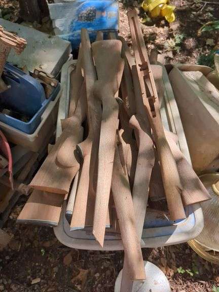 Wood Rifle Stocks, Various Sizes, THURSDAY Pick Up
