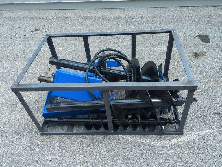 2025 CFG Model SSECAG-Y Skid Steer Auger With 3 Bits - 6",12" and 14" - Unused image