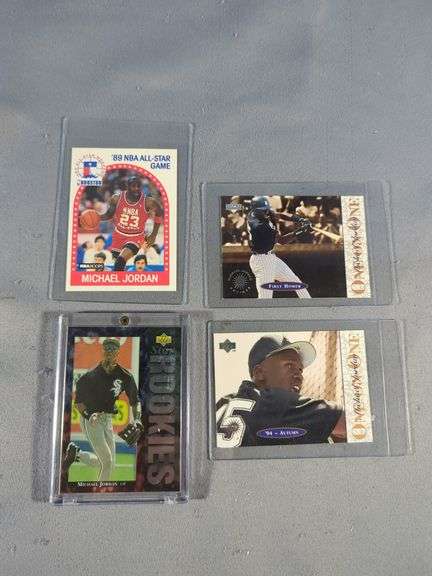 Michael Jordan Trading Card Lot: Baseball and Basketball Cards