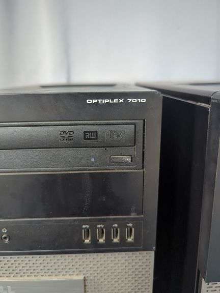 Dell Optiplex 7010 Desktop Computers, Qty 3