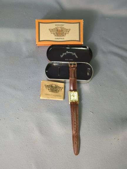 Harley Davidson Slide And Flip Watch with Original Box, Harley Owners Group