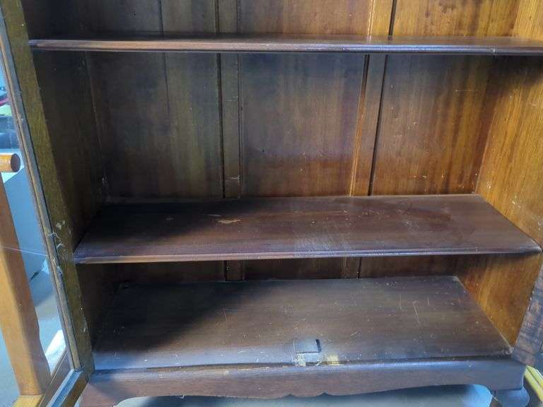 Antique Glass Door Display Cabinet