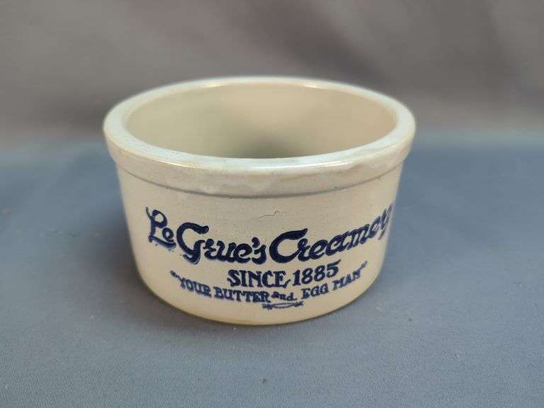 LeGrue's Creamery Stoneware Crock