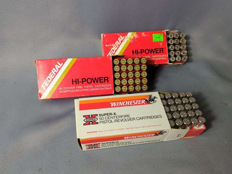 Federal .38 Spl+P And .38 Spl Match Ammo, Approx 100 Rds, And Winchester Super X .357 Mag Ammo, Approx 50 Rds, Local Pickup Only image