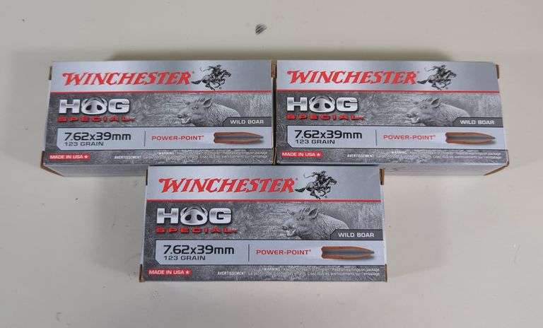 Winchester Hog Special 7.62x39 Ammo, Approx 60 Rds, Local Pickup Only image