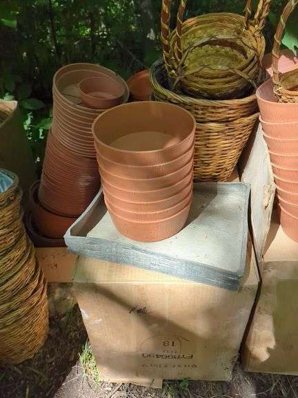 Various Flower Pots and Decorative Baskets