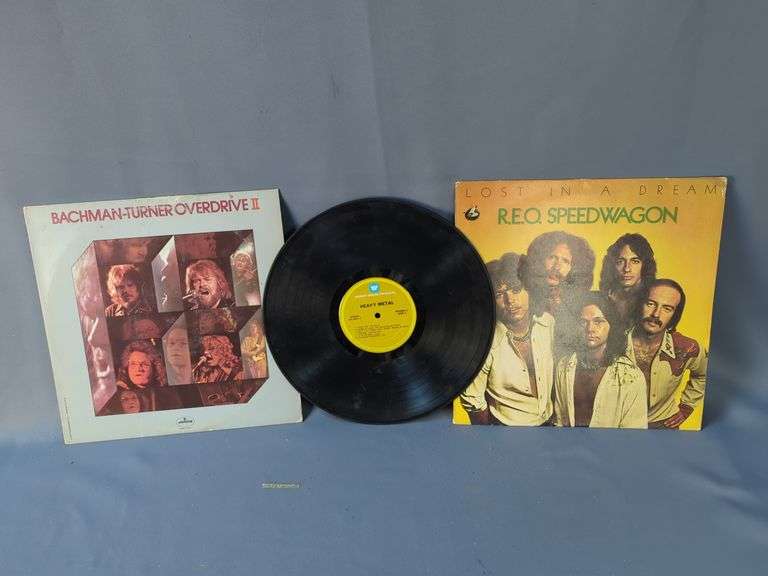 Collection of 12" Vinyl Records: Pink Floyd, The Doors, REO Speedwagon, and More