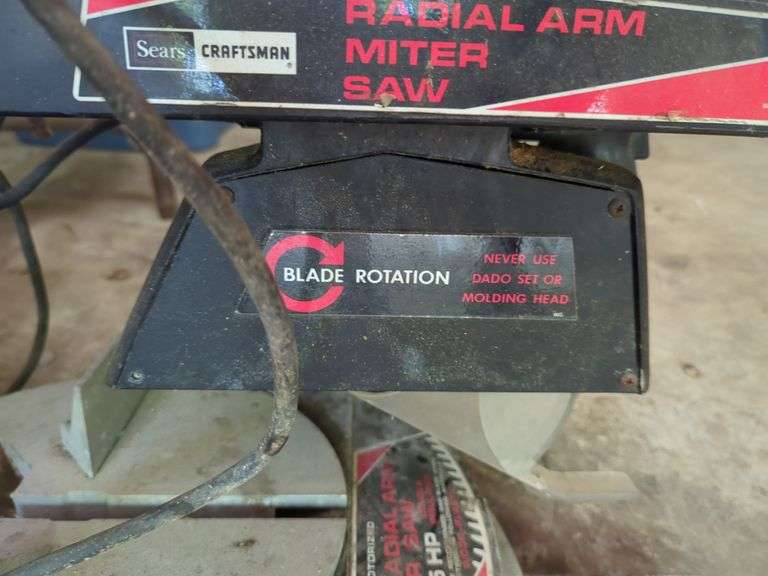 Craftsman 7.5" Radial Arm Miter Saw - 1.5 HP