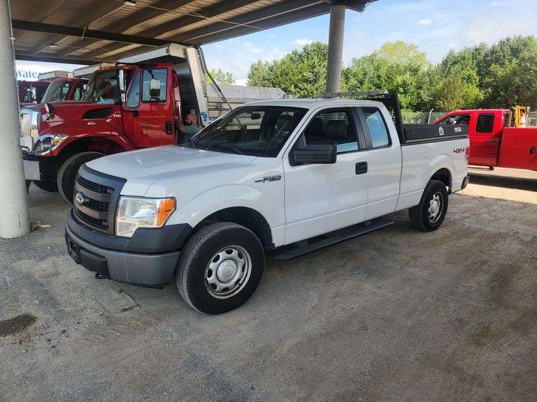 2014 Ford F-150 Truck, Odometer Reads 229,532, VIN# 1FTEX1EMXEKE25577, Tool Boxes, Slide Out Bed, Kansas Title image