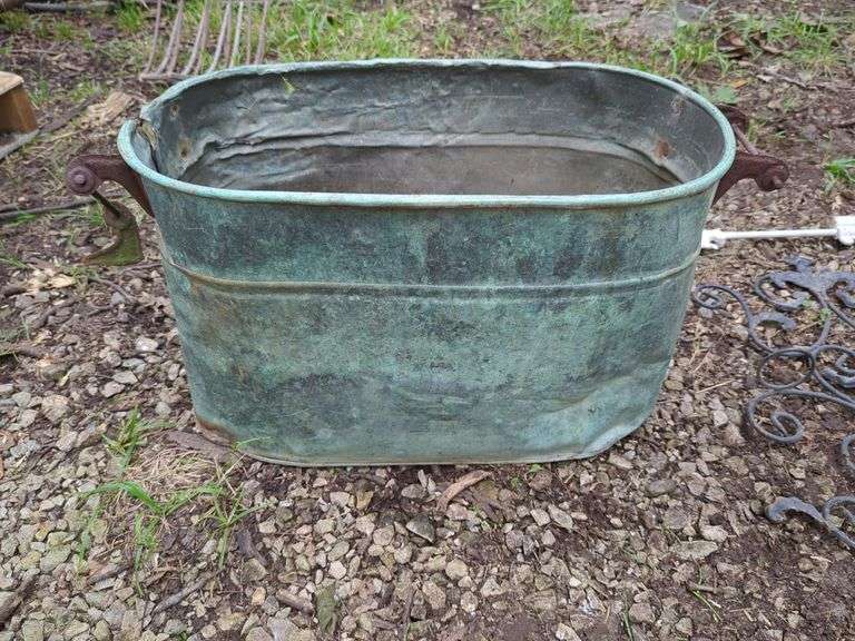 Copper Wash Tub, Wine Rack, Wall Shelf And More