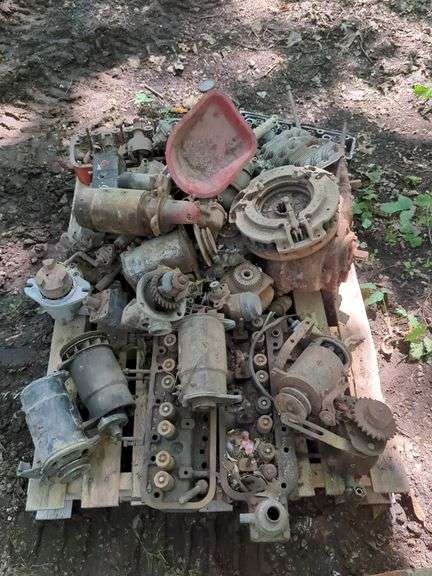Vehicle and Engine Parts Including Starters, Gears, Clutch Plates And More, Contents Of Pallet, THURSDAY Pick Up
