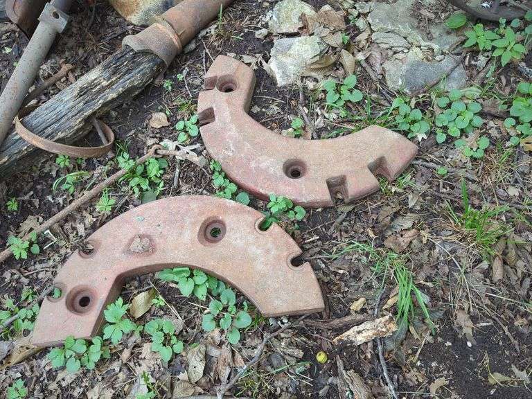 Cast Iron Wheel Weights, Qty 2